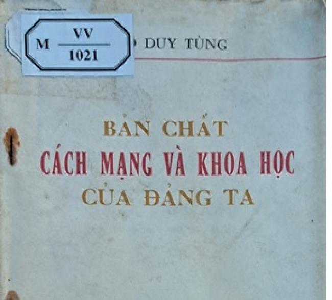 Giới thiệu sách kỷ niệm 100 năm Ngày sinh đồng chí Đào Duy Tùng (20/5/1924 – 20/5/2024)